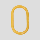 Los accesorios de elevación de aleación de anillo fuerte amarillo o rojo estándar europeos son resistentes y duraderos