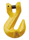 El hardware amarillo del aparejo de la seguridad del color, 8t forjó el gancho SLR086-G80 del gancho agarrador de la horquilla
