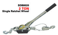 tirador manual del poder de la mano de 2 toneladas, tirador solo/del doble de trinquete de la rueda del cable del alzamiento