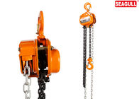Mini alzamiento de cadena del manual/de la mano 500 kilogramos de elevación del casquillo máquina de elevación fácil de 2,5 M