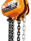 Mini alzamiento de cadena del manual/de la mano 500 kilogramos de elevación del casquillo máquina de elevación fácil de 2,5 M