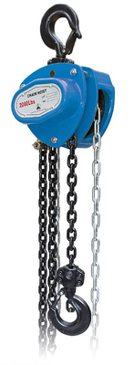 Bloque de cadena manual 1T Ligero 5.3kg 4 1 Factor de seguridad para levantar fácilmente