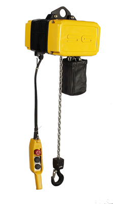 Motor de elevación de una sola velocidad elevador eléctrico de cadena IP54 -20C- 40C Temperatura